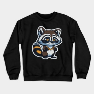 Happy raccoon Crewneck Sweatshirt